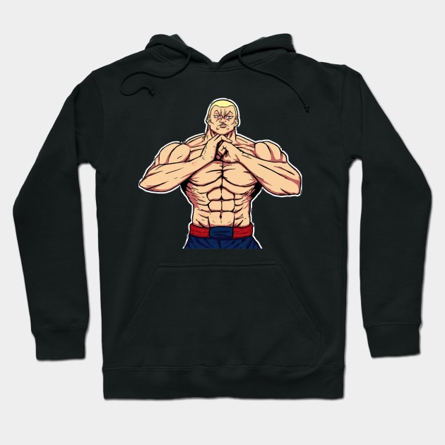 Baki Jack Hanma Badass Fanart Hoodie by TaivalkonAriel